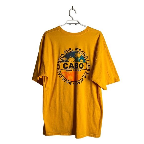 Life's a Beach Cabo San Lucas Yellow Crewneck Shirt - Picture 4 of 5